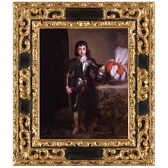 King Charles II, after Oil Painting by Baroque Revival Artist Anthony Van Dyck