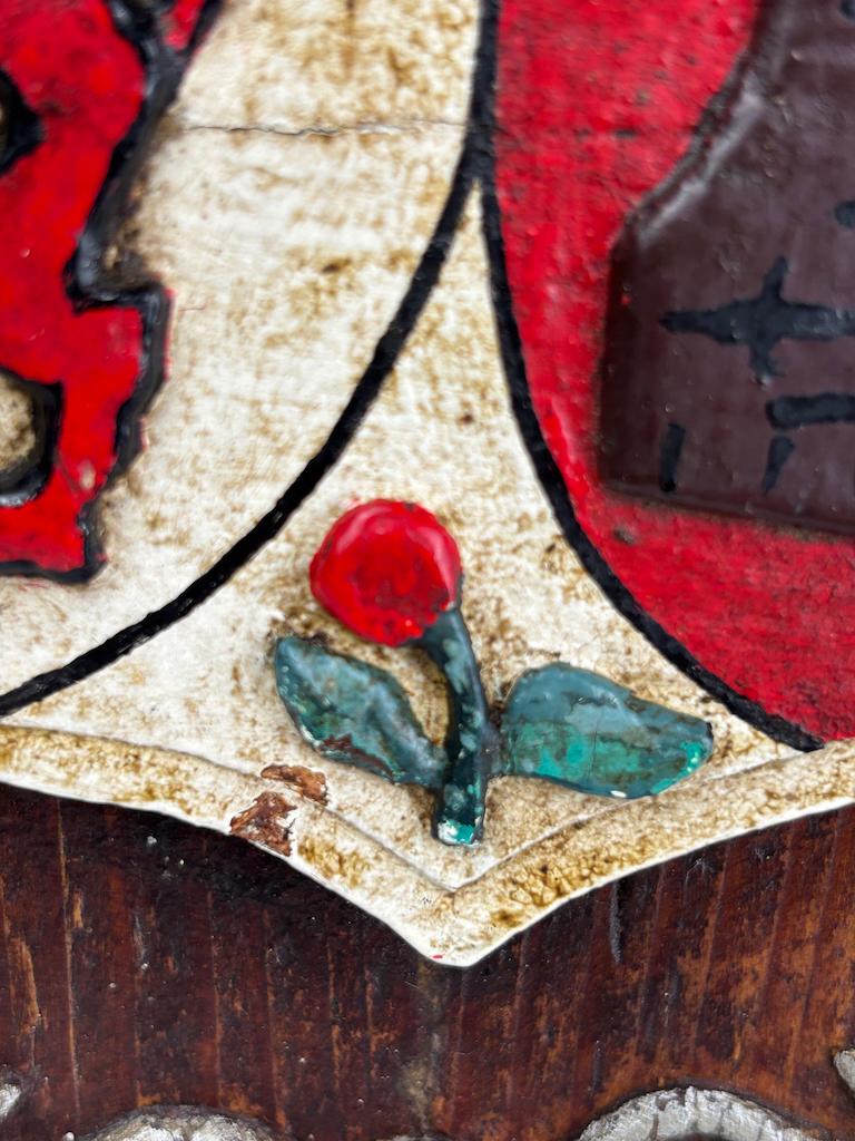 Stemma di Toledo di Charles Spanish - Aquila a doppia testa scolpita a mano in vendita 3