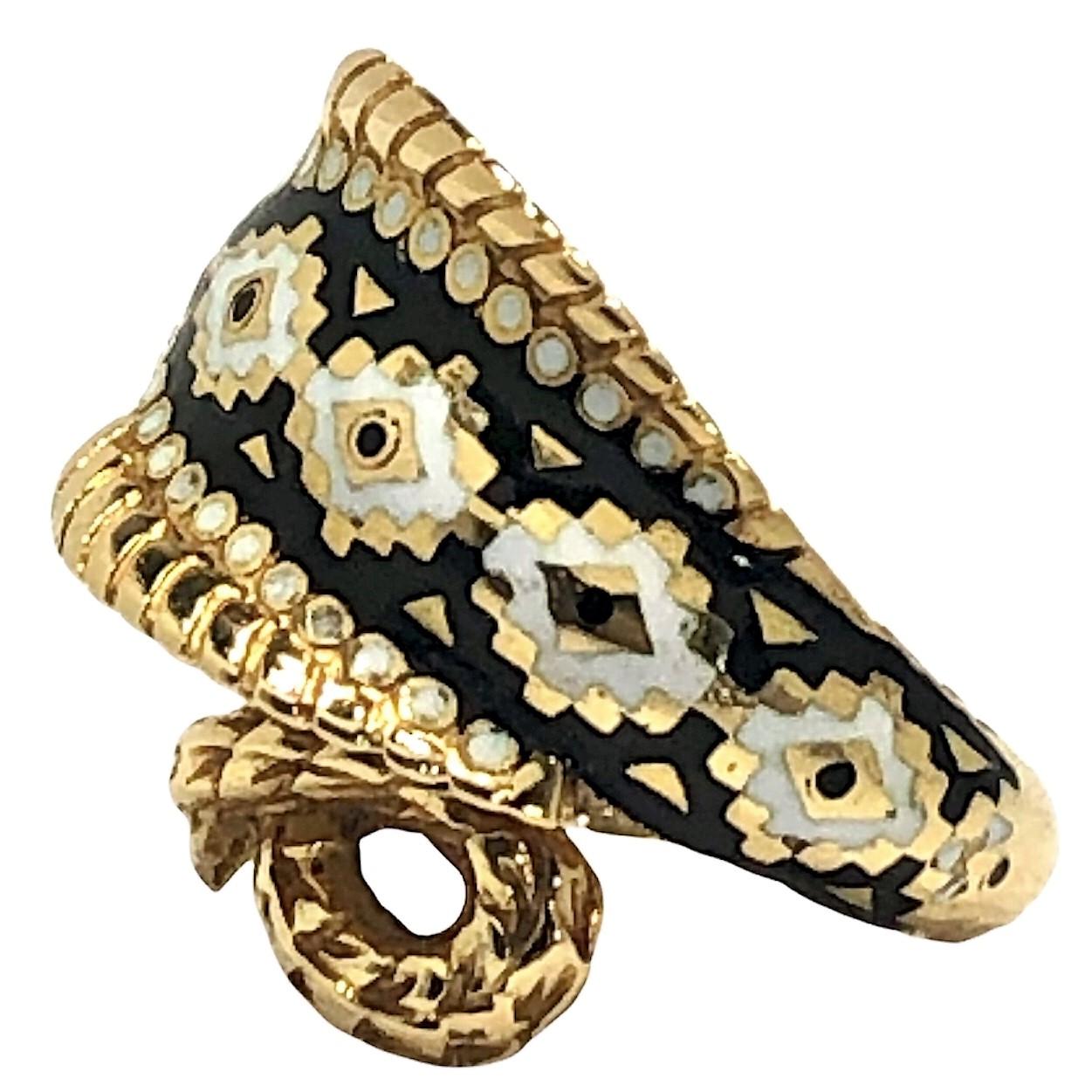 gold cobra ring