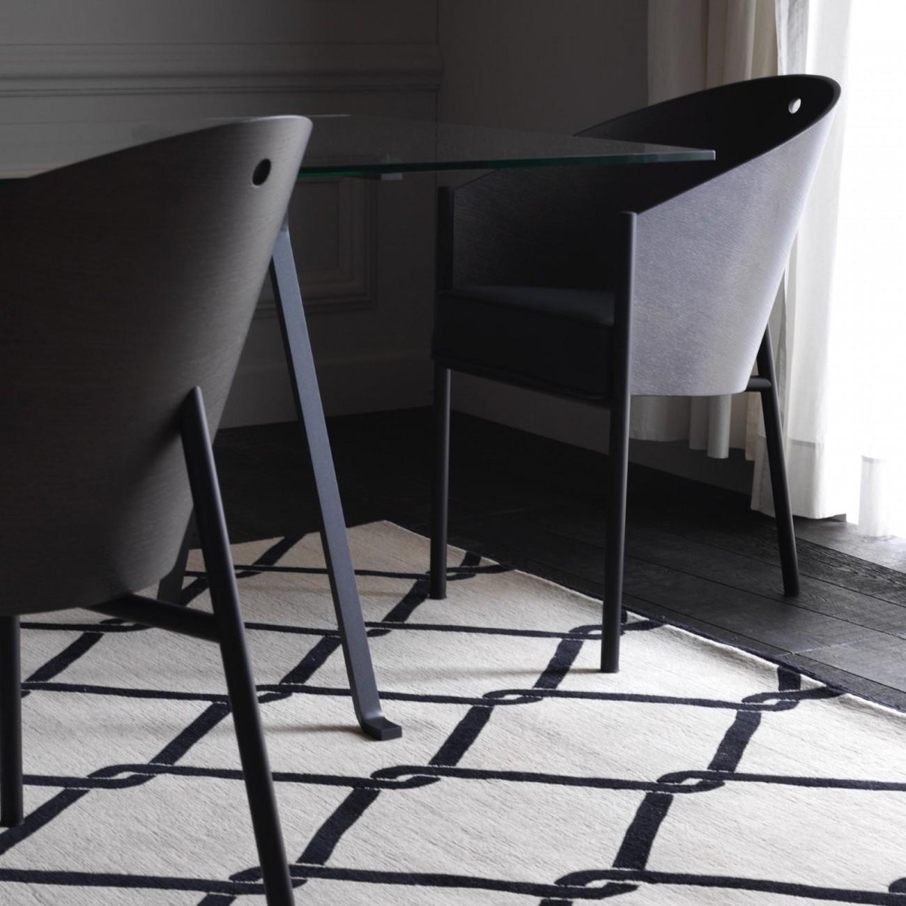 „King Costes“ Sessel „King Costes“ aus gebogenem grauem Eichenholz von Philippe Stark für Driade (Poliert) im Angebot