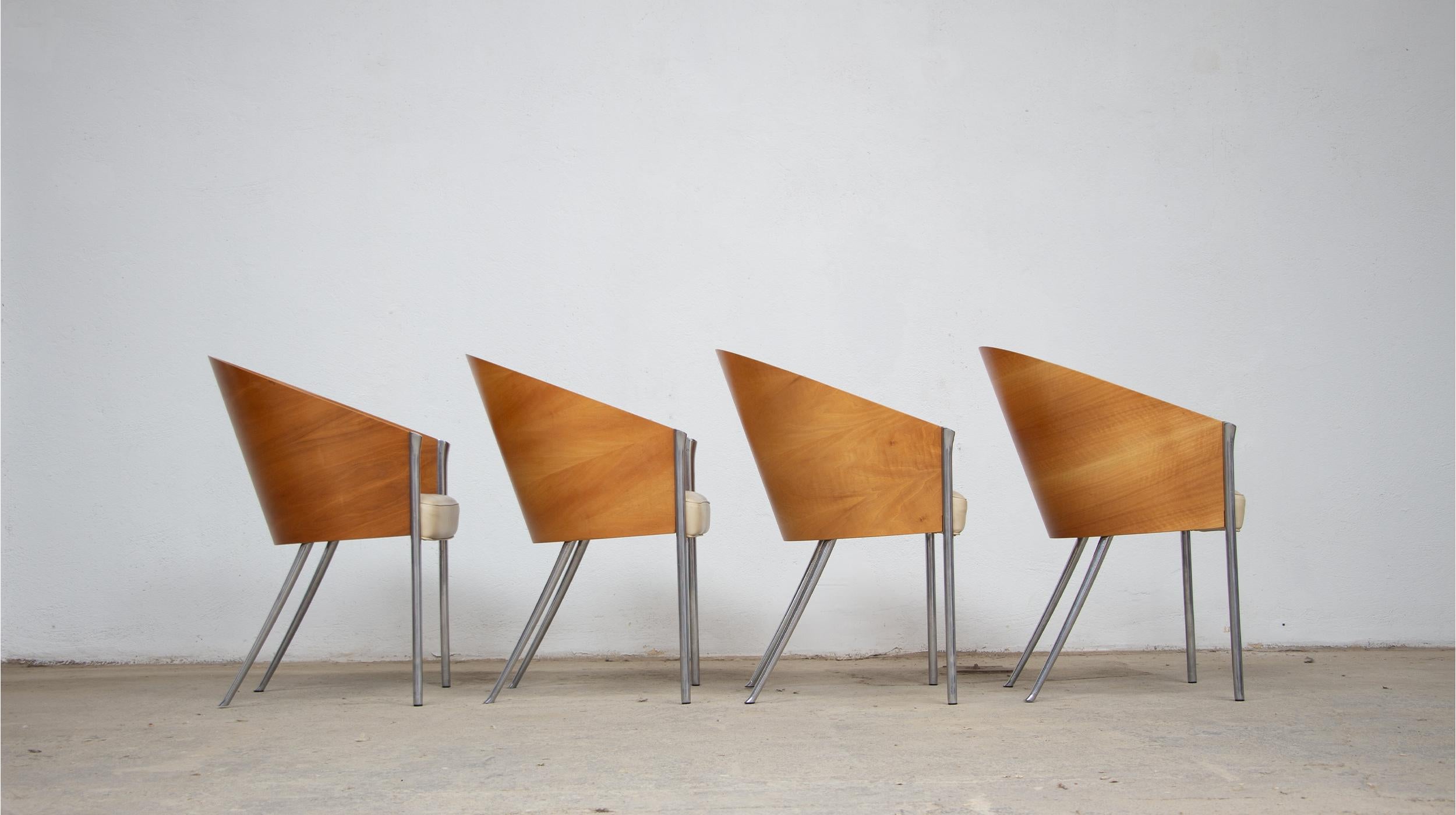 Post-Modern King Costes Dining chairs by Philippe Starck for Driade Aleph
