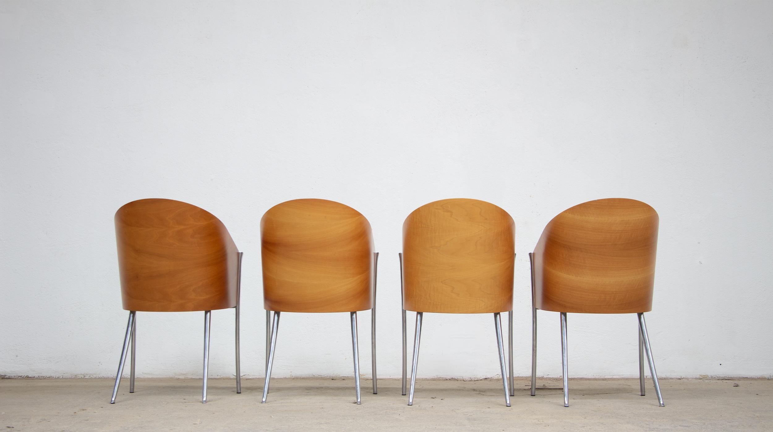 French King Costes Dining chairs by Philippe Starck for Driade Aleph