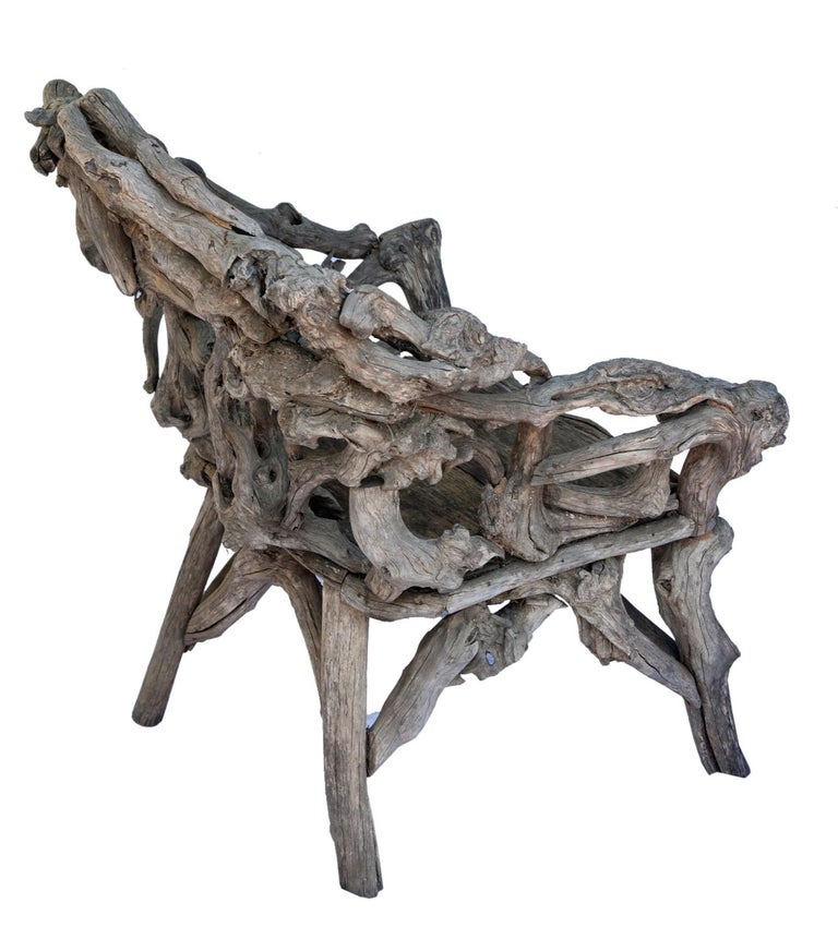 King Driftwood Patio Chair For Sale at 1stDibs