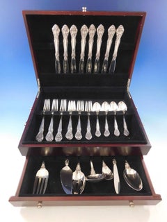 King Edward by Gorham Sterling Silver Flatware Set 8 Service 39 Pcs Place Size