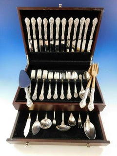 King Edward by Gorham Sterling Silver Flatware Set for 12 Service 58 Pieces