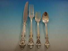 King Edward by Gorham Sterling Silver Flatware Set for 12 Service 67 Pcs Dinner