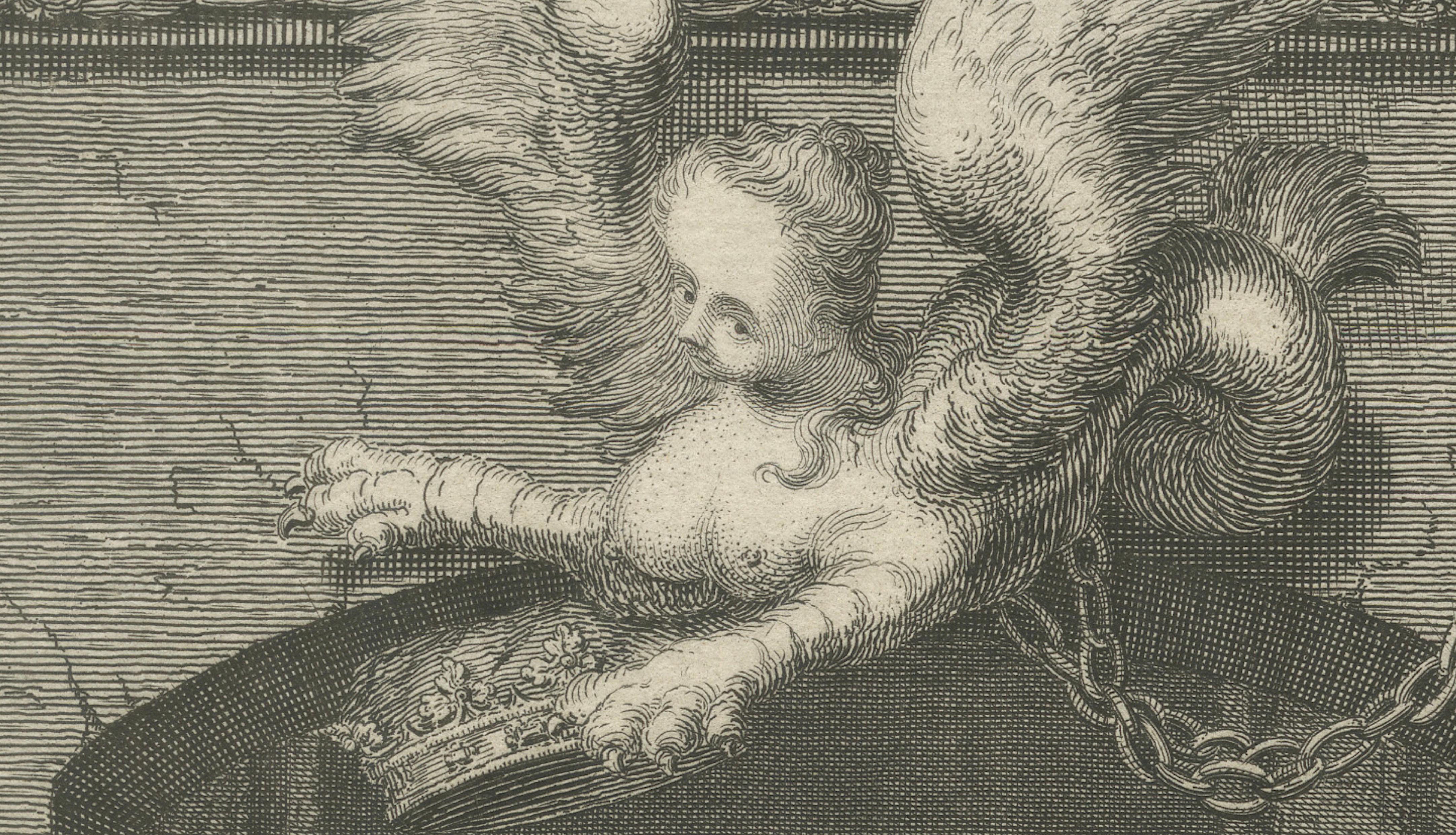 King Edward V Portrait Engraving, Princes in the Tower, Vertue, c.1732