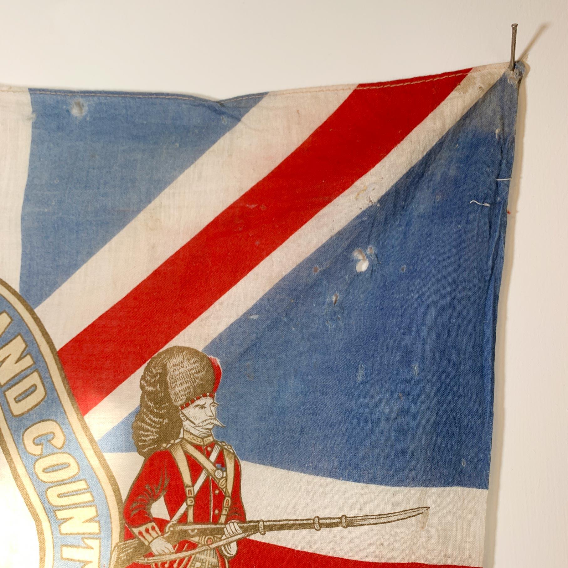 English King Edward VII Coronation Flag, 1902 For Sale
