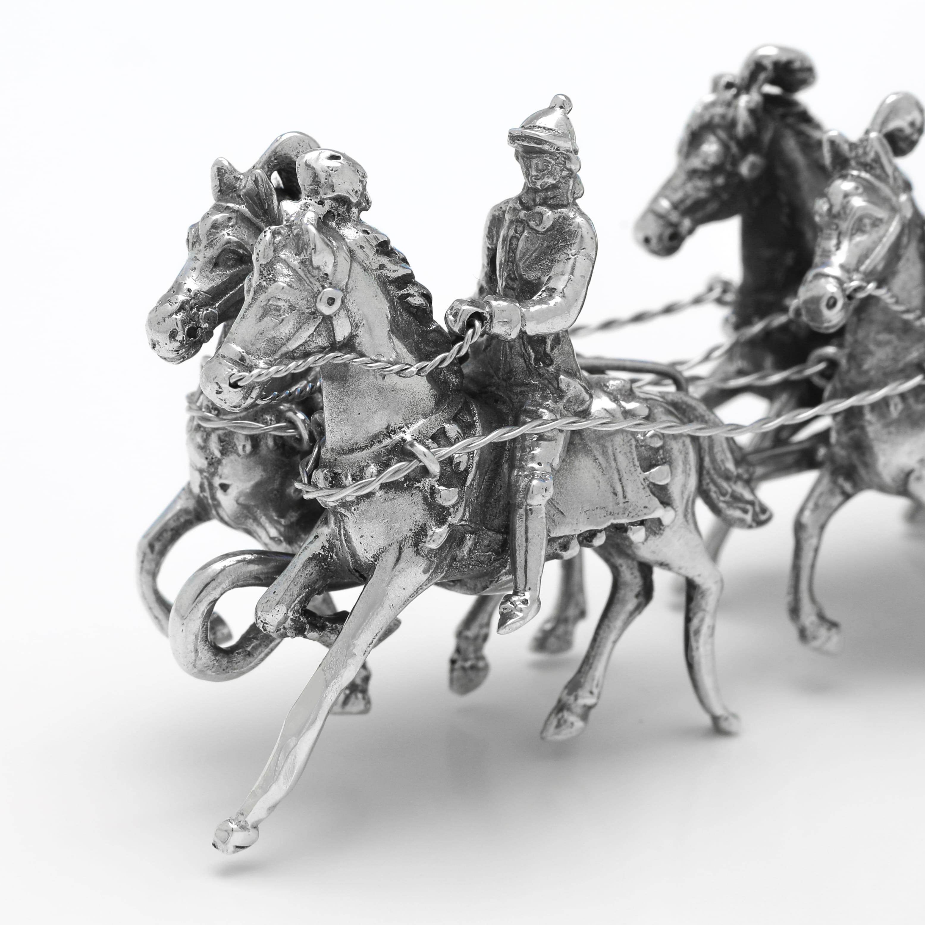 Edwardian King Edward VII Royal Coronation Coach and Horses - made in London in 1901