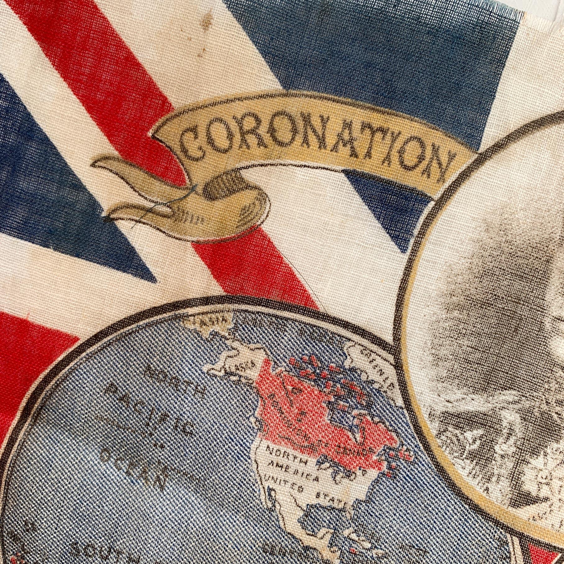Empire  King Edward VIII Coronation Flag 1937 For Sale