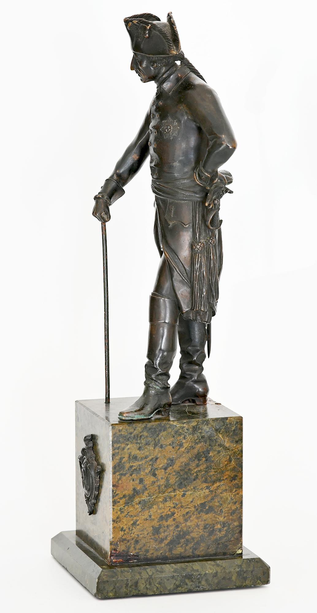 King Frederick the Great of Prussia Christian Daniel Rauch Bronze, Germany In Good Condition For Sale In Epfach, DE