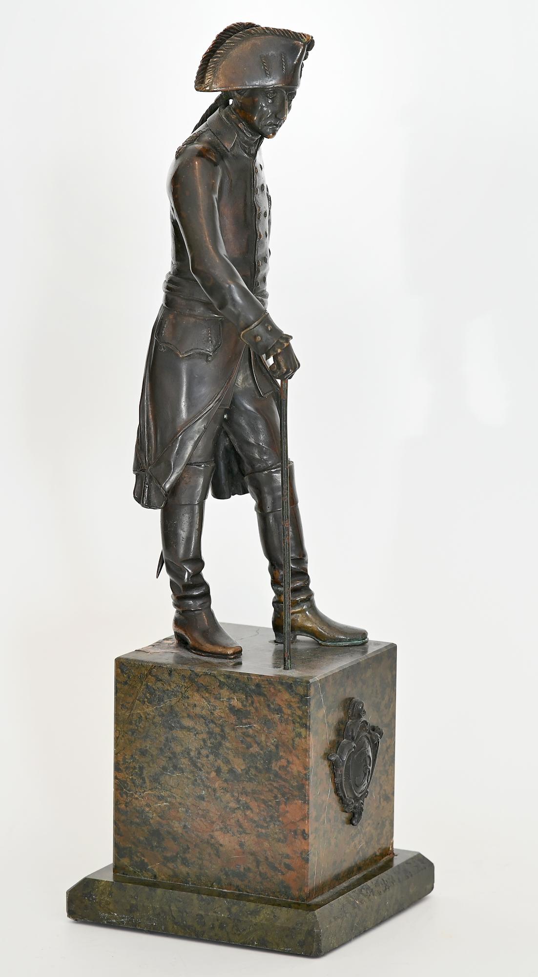 Late 19th Century King Frederick the Great of Prussia Christian Daniel Rauch Bronze, Germany For Sale