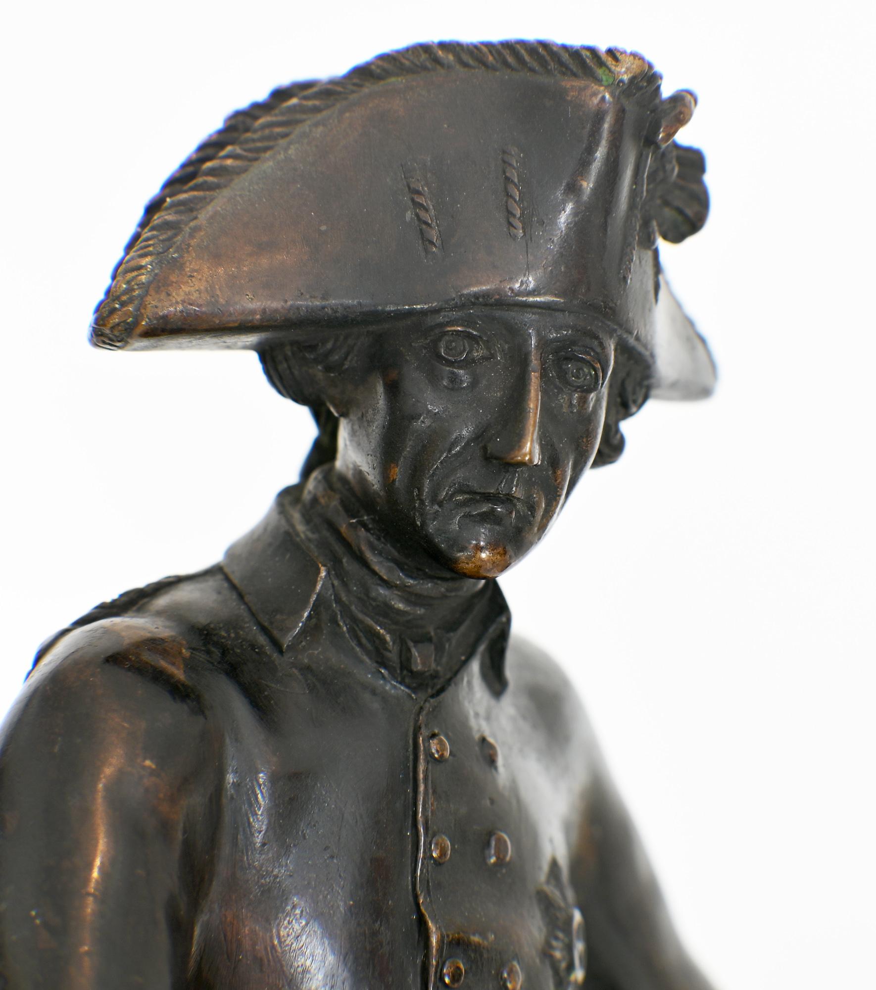 King Frederick the Great of Prussia Christian Daniel Rauch Bronze, Germany For Sale 2