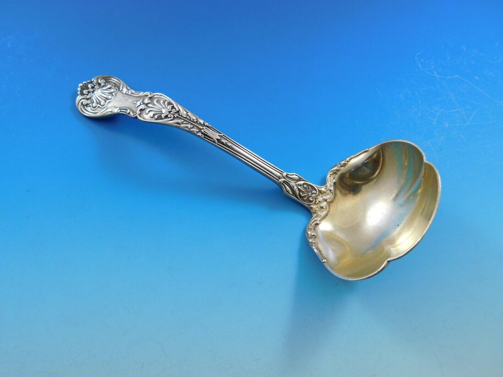Set di posate in argento Sterling King George by Gorham per 8 persone Servizio da 85 pezzi per la cena in vendita 2