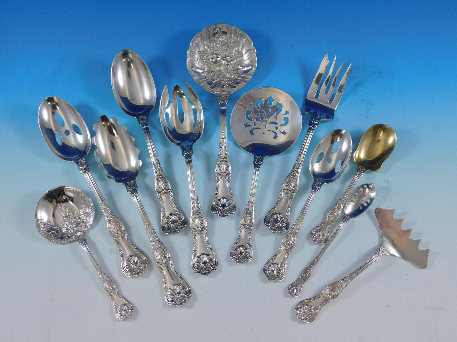 20th Century King George by Gorham Sterling Silver Flatware Set Monumental Service in Chest