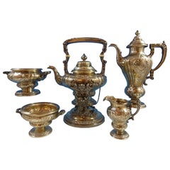 King George by Gorham Sterling Silver Tea Set 5-Piece, Fabulous