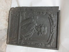 King Gustaf III Cast Iron Fire Place Side