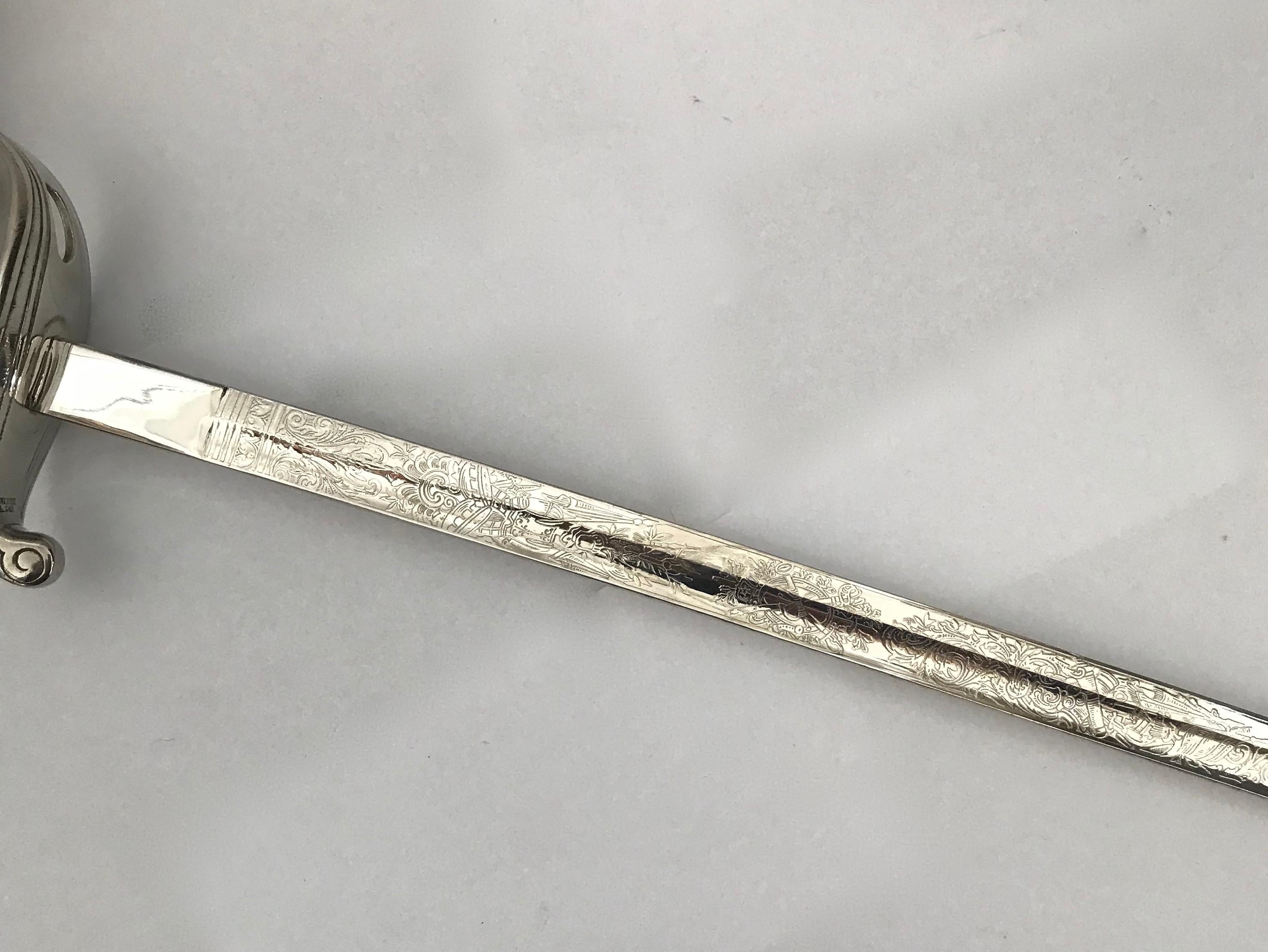 Danish King Håkon VII of Norway Sabre Sword