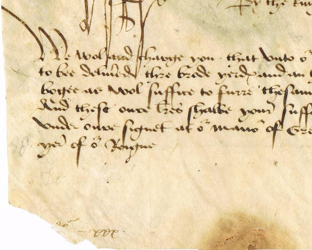 Originales signiertes Dokument von König Henry VII. mit Echtheitszertifikat im Zustand „Gut“ im Angebot in Jersey, GB
