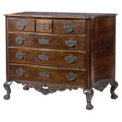 King John V style Chest of Drawers in Noble Wood - 18th Century