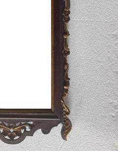 King Jose style wall mirror in jacaranda wood.