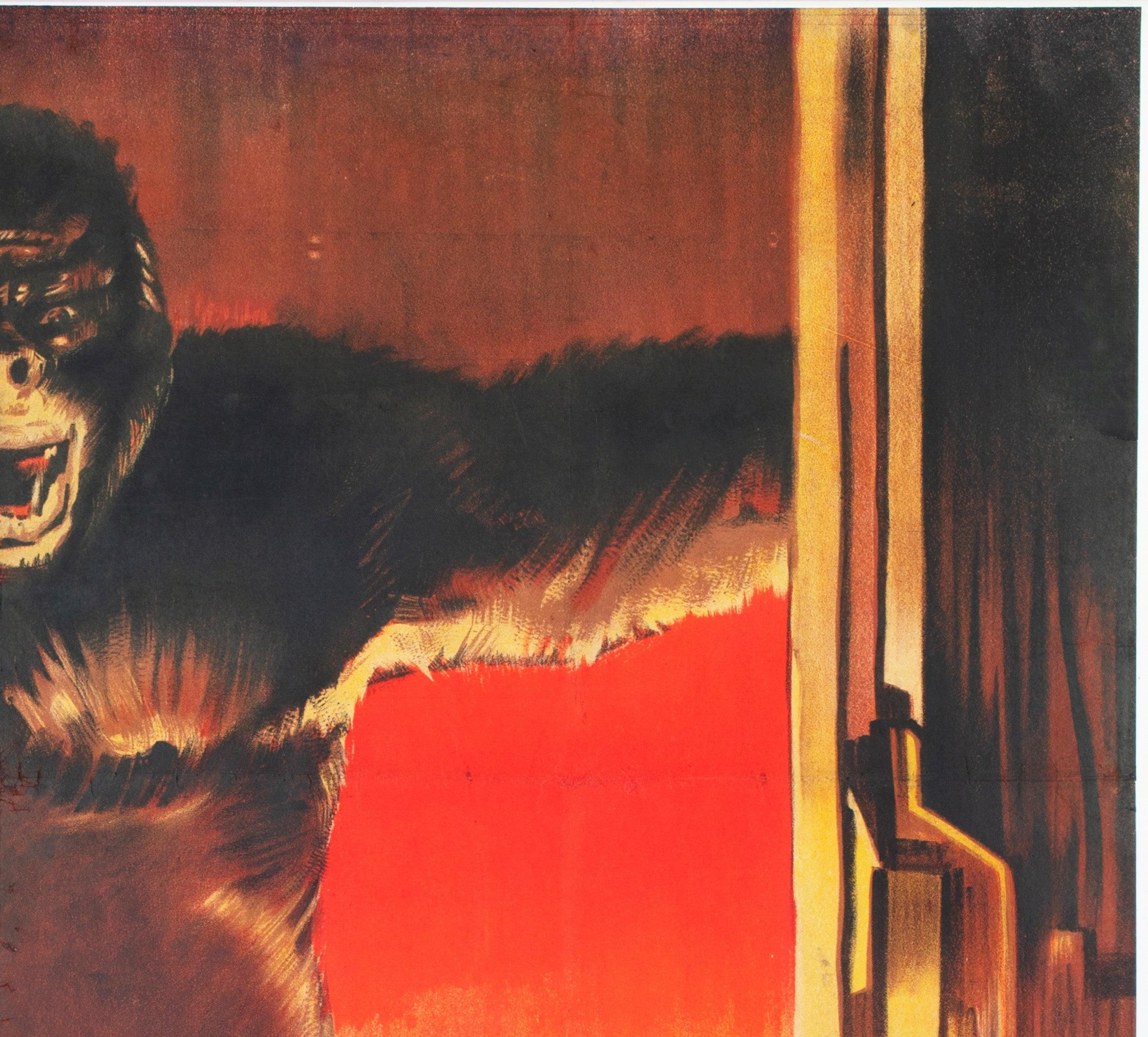 King Kong 1933 Französisch Grande Style A Filmplakat, Roland Coudon (20. Jahrhundert) im Angebot