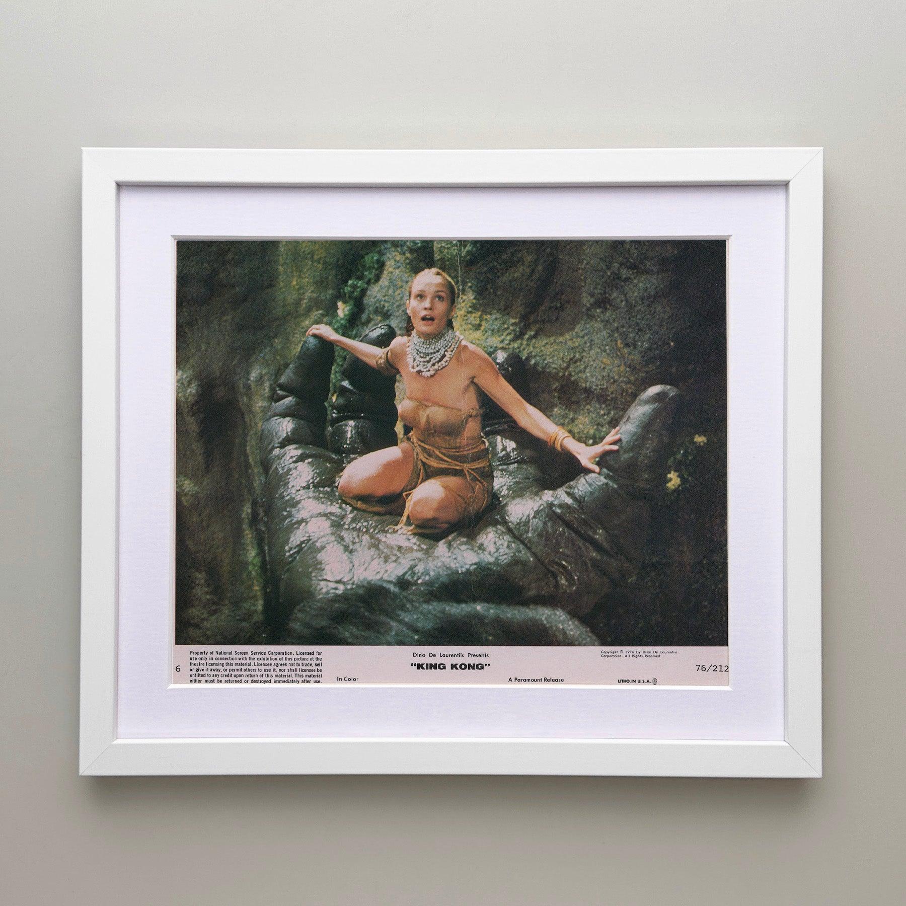 American King Kong 1976 Lobby Card - Framed For Sale