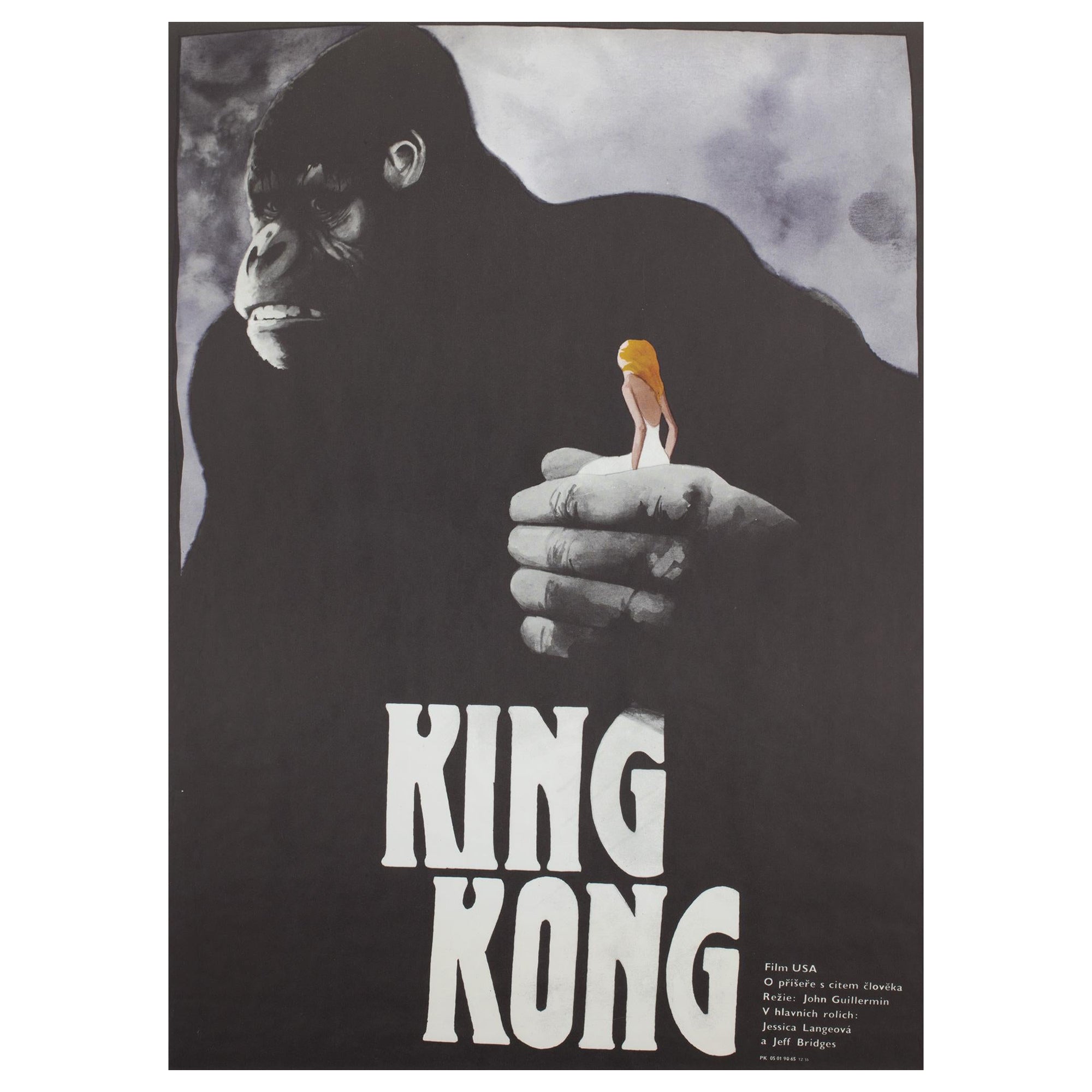 "King Kong" 1989 Czech A1 Film Poster, Vlach