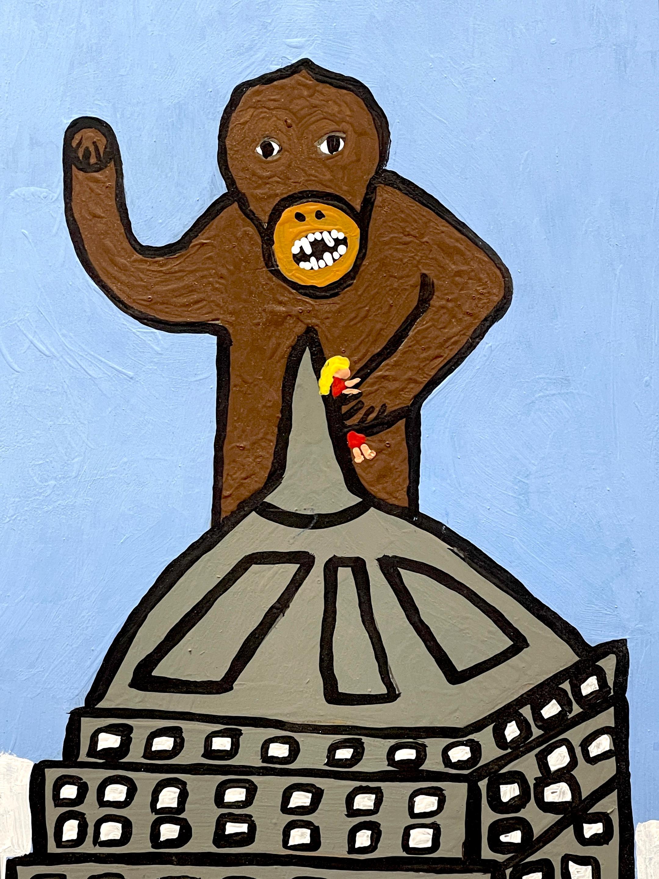 « King Kong » (King Kong) par l'artiste américain indépendant B.D. Floyd en vente 1