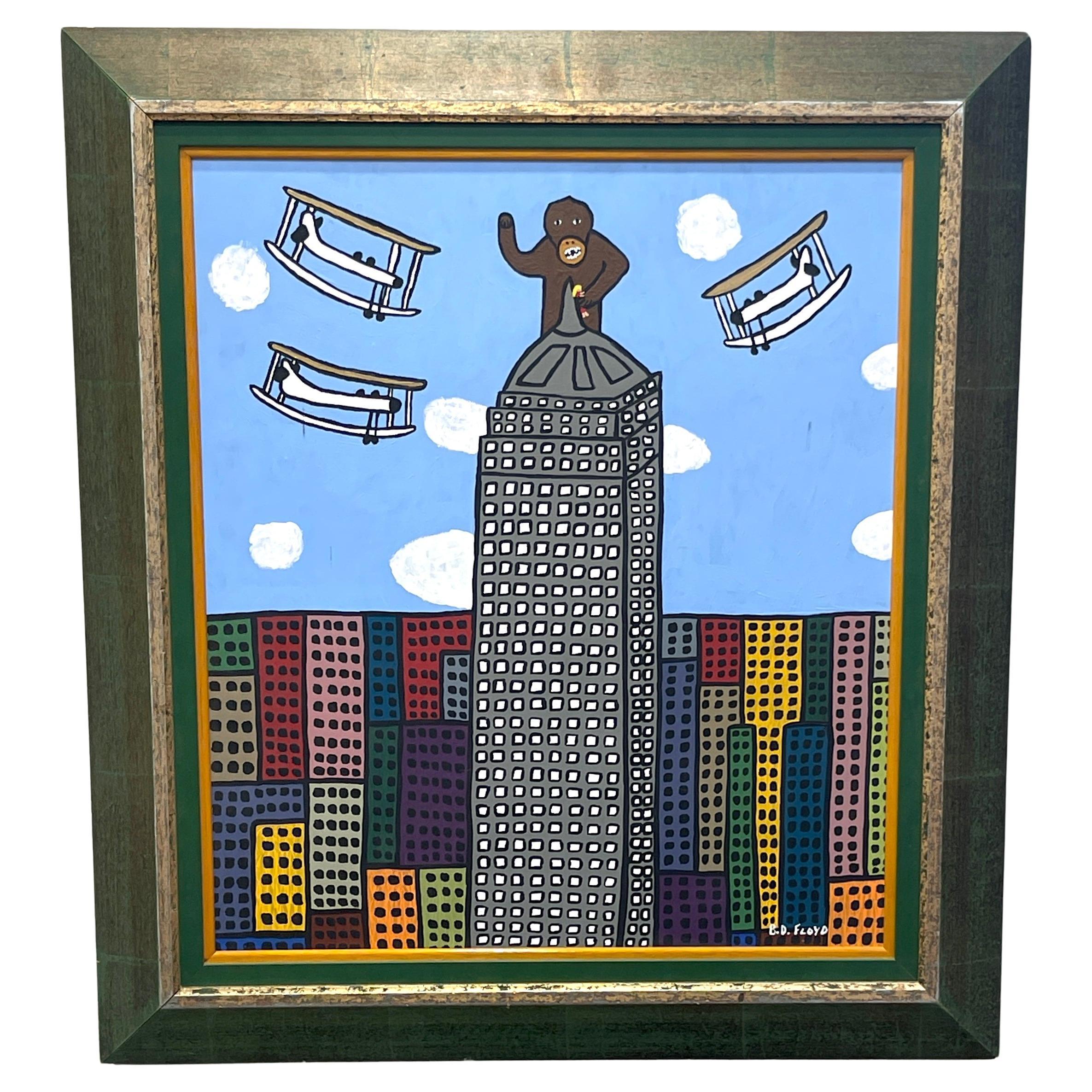 'King Kong' by American Outsider Artist B.D. Floyd  