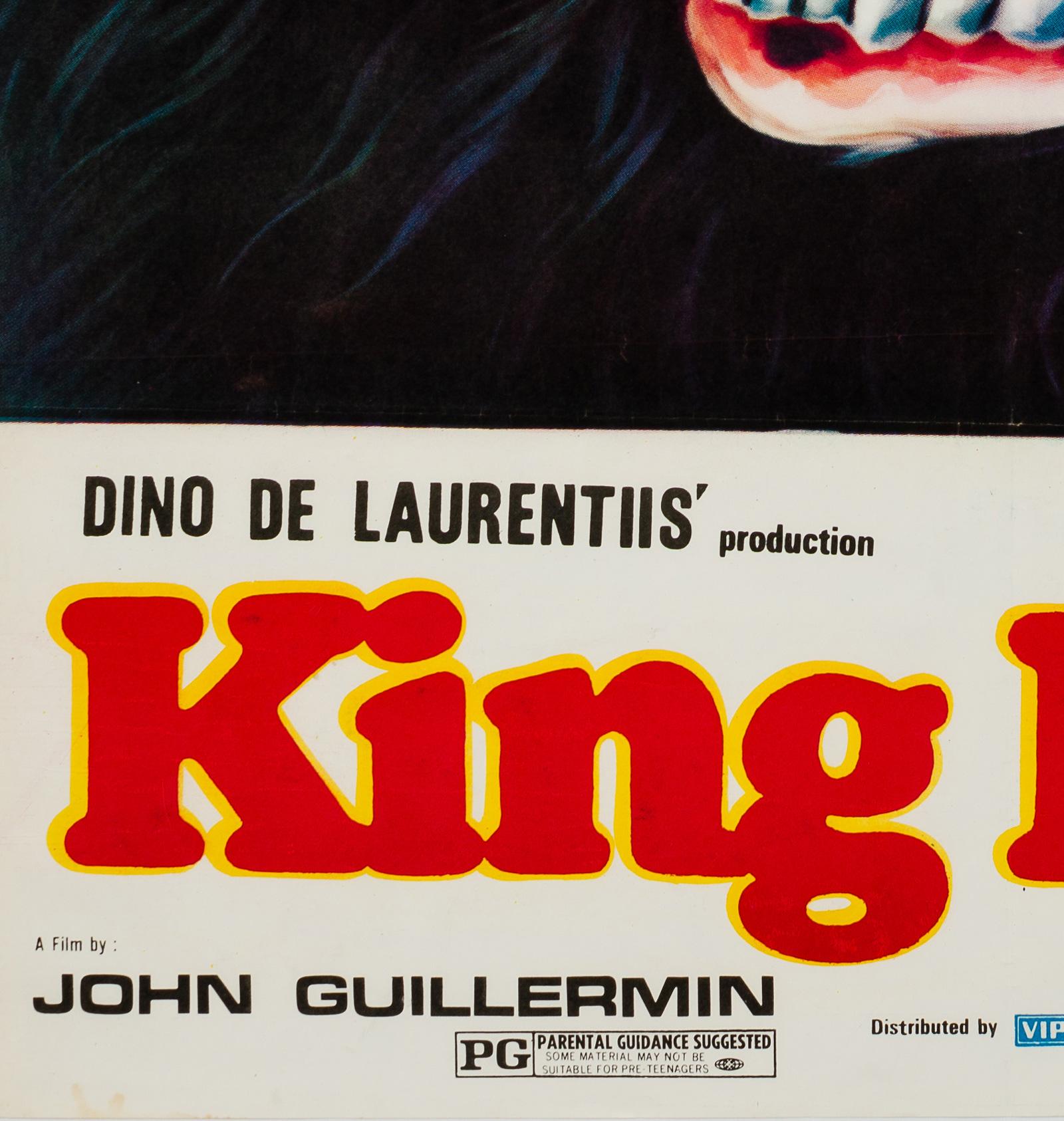 Pakistanais Affiche d'origine pakistanaise du film King Kong, 1981 en vente