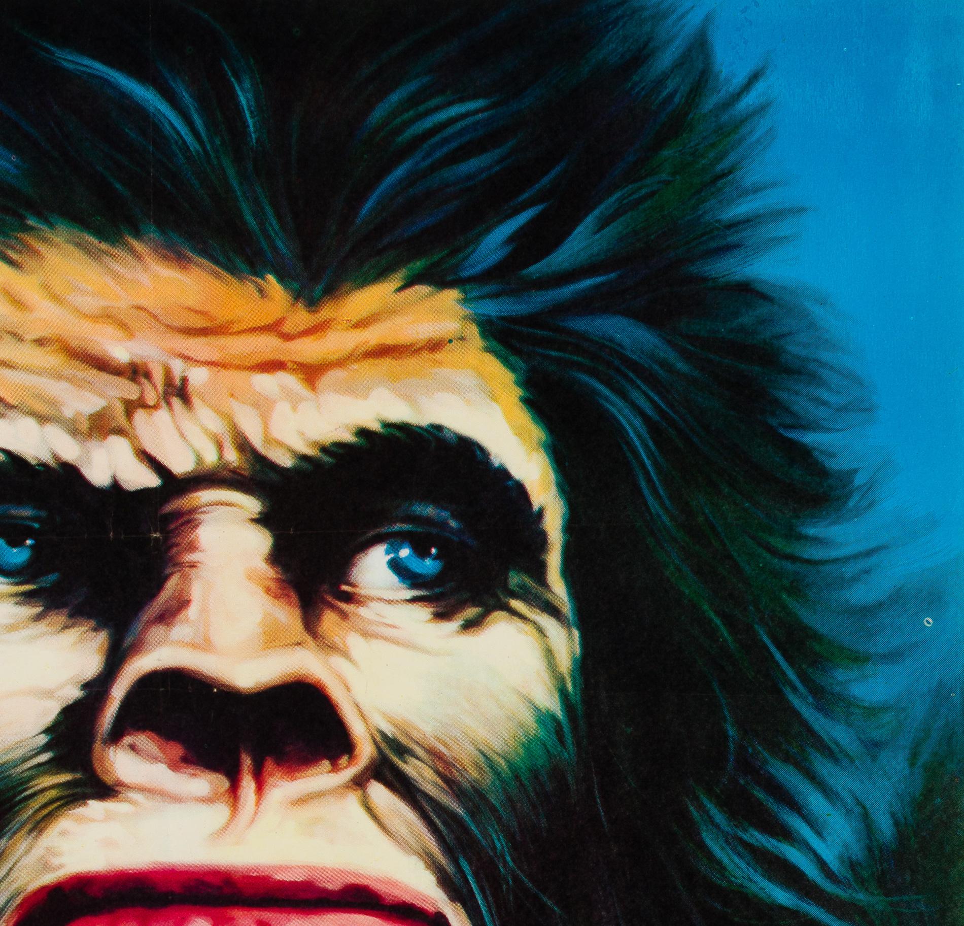 Papier Affiche d'origine pakistanaise du film King Kong, 1981 en vente