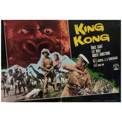 Retro "King Kong" R1966 Italian Fotobusta Film Poster