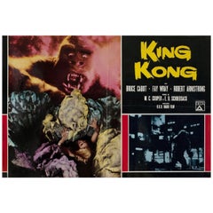 “King Kong” R1966 Italian Fotobusta Film Poster