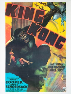 King Kong R1970s French Grande Film Poster