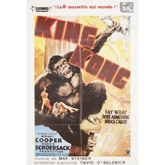 King Kong R1982 Spanish B1 Film Poster