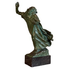 Rey Lear, Bronce Pátina verde, Victor Rousseau (1865-1954) Hacia 1905