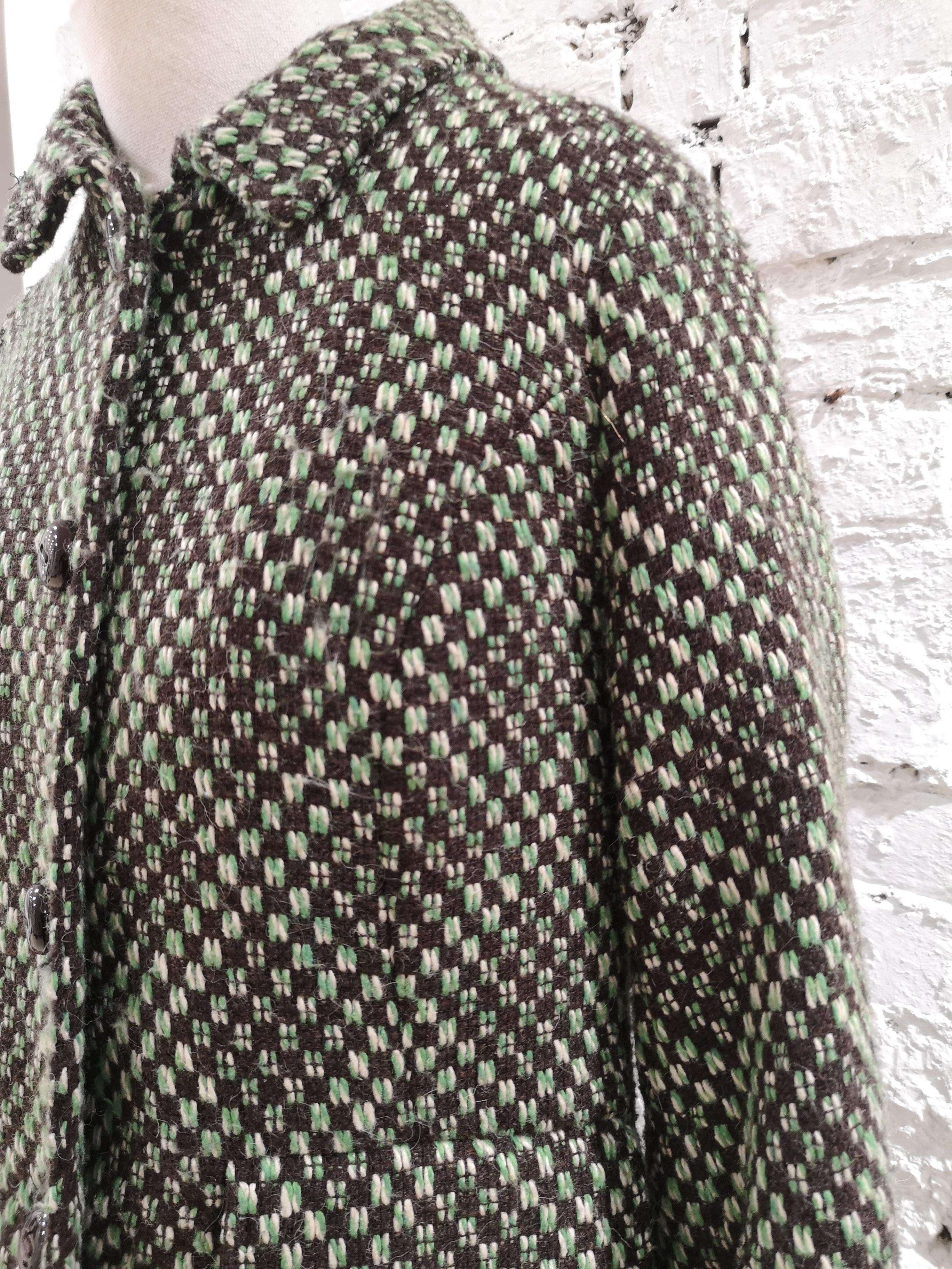 King Louie green wool coat For Sale 5