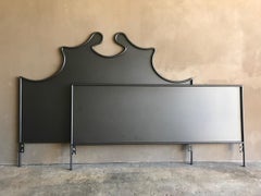 Louis XV Style Headboard with Footboard, King