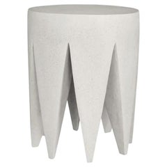 King Me Stool in Resin, Stone Aggregate & Fiberglass by Zachary A. Design