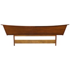 King or Queen Headboard by George Nakashima for Widdicomb, Beautiful Condition