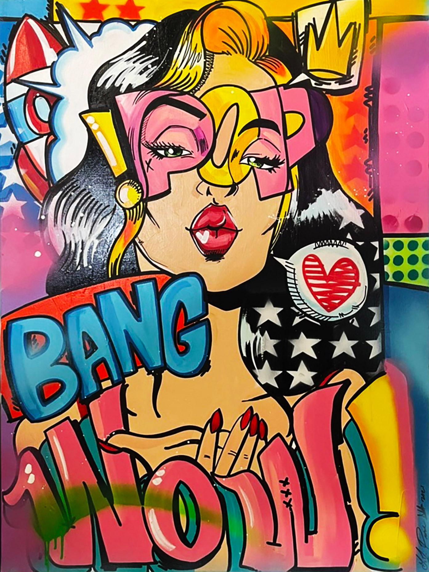 Pop Bang Wow - Painting by King Redd