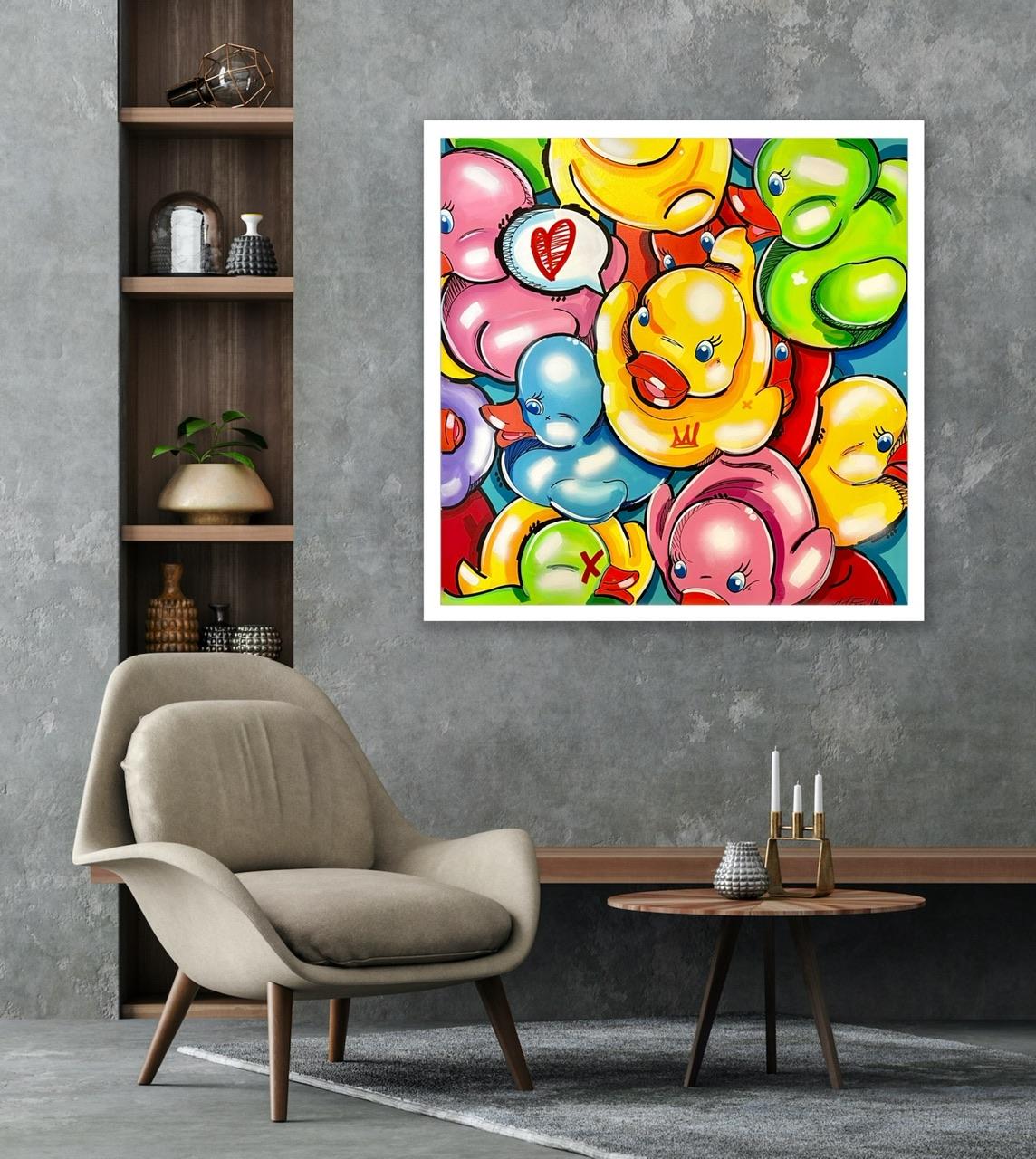 Gummientchen (Pop-Art), Painting, von King Redd