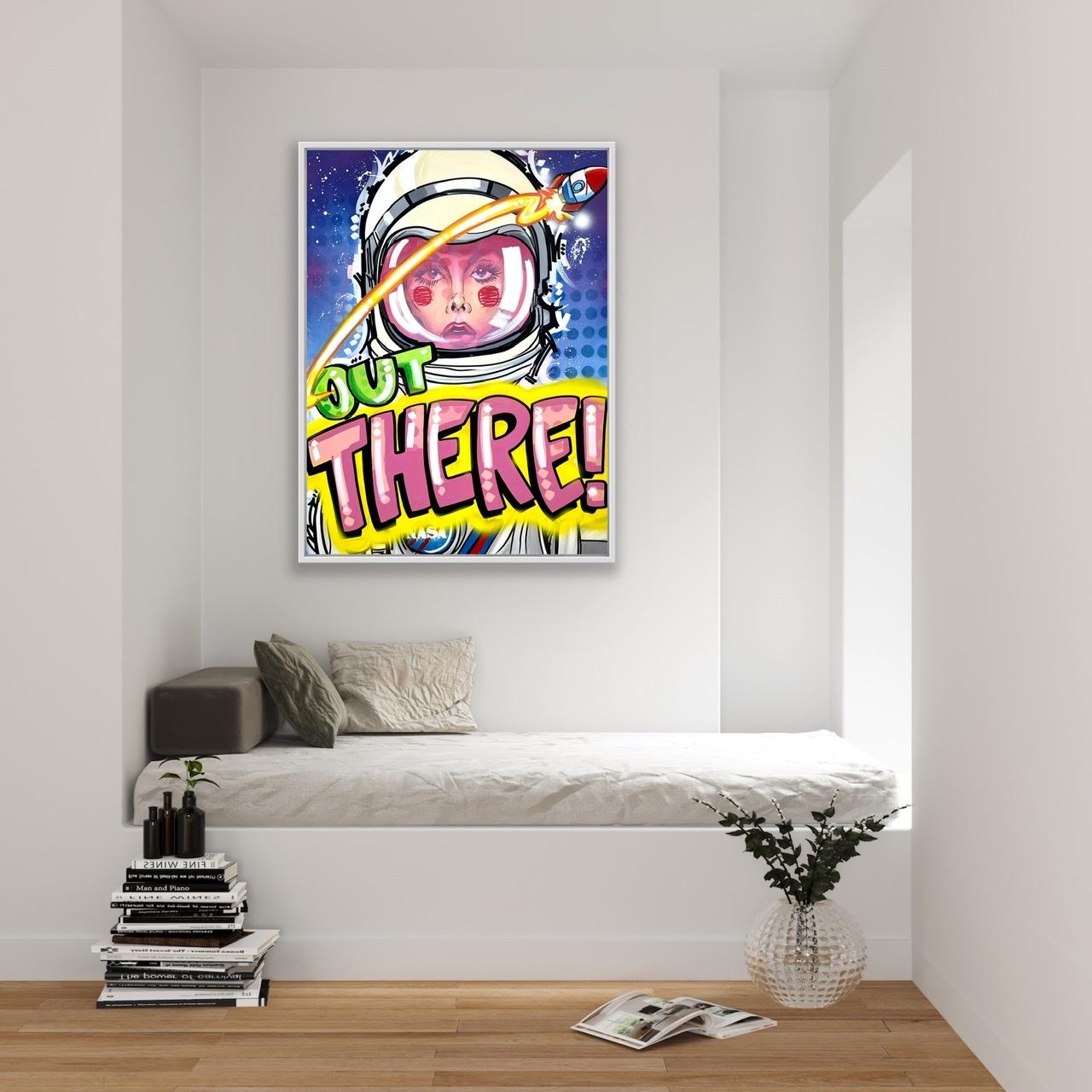 What's Out There - Pop Art Painting by King Redd