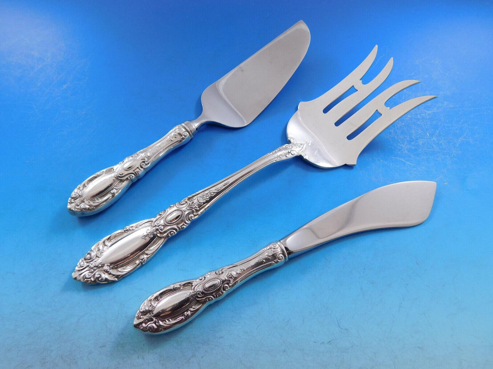 King Richard by Towle Sterling Silver Flatware Set 12 Service 108 Pc Dinner Size For Sale 7