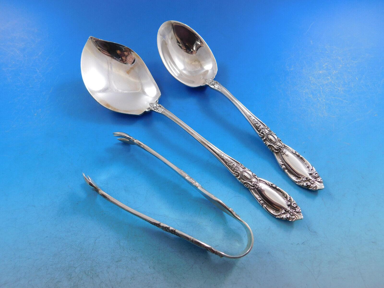 King Richard by Towle Sterling Silver Flatware Set 12 Service 108 Pc Dinner Size For Sale 8