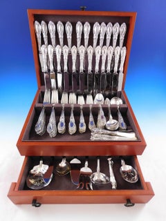 King Richard by Towle Sterling Silver Flatware Set 12 Service 108 Pc Dinner Size