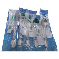 King Richard by Towle Sterling Silver Flatware Set 12 Service 65 pcs Dinner New