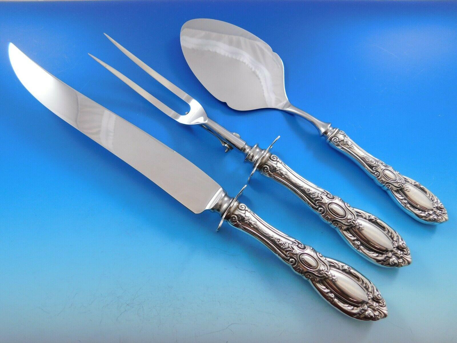 King Richard by Towle Sterling Silver Flatware Set for 12 Service Dinner 179 Pcs For Sale 5