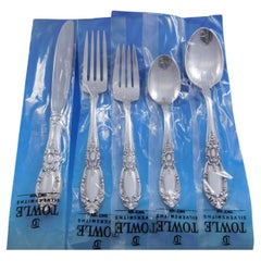 Vintage King Richard by Towle Sterling Silver Flatware Set For 8 Service 40 Pieces New